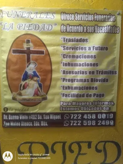 FUNERALES LA PIEDAD SAN MATEO ATENCO